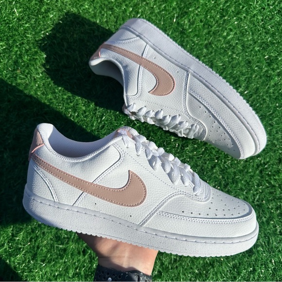 Nike Court Vision Low NN White / Pink Oxford - Picture 2 of 12